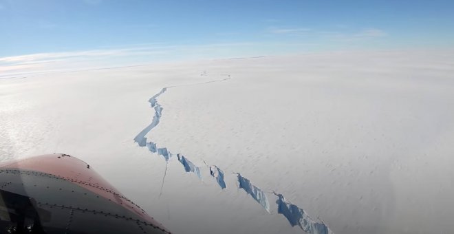 Un iceberg igual de grande que el área metropolitana de Londres se desprende en la Antártida