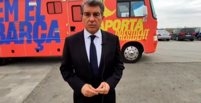 Joan Laporta "lamenta profundamente" las detenciones en el marco del 'BarçaGate' "que perjudican enormemente a la imagen del club"