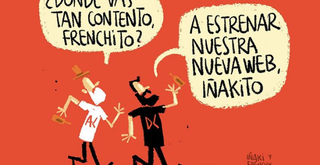 Los dibujantes Iñaki y Frenchi estrenan nueva web