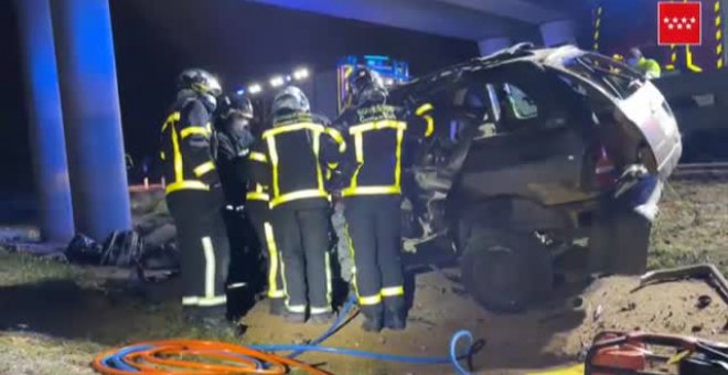 Muere un hombre en un accidente de tráfico en Madrid