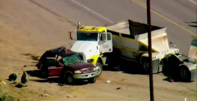 Quince muertos en un accidente de tráfico en California