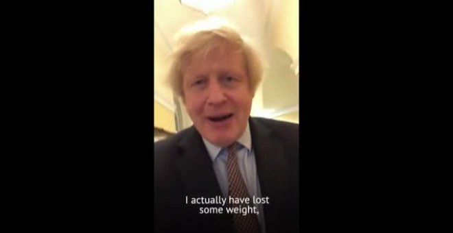 El Primer Ministro británico, feliz, tras perder peso