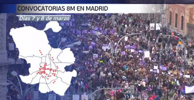 Prohibidas las concentraciones el 7 y el 8 de marzo en Madrid