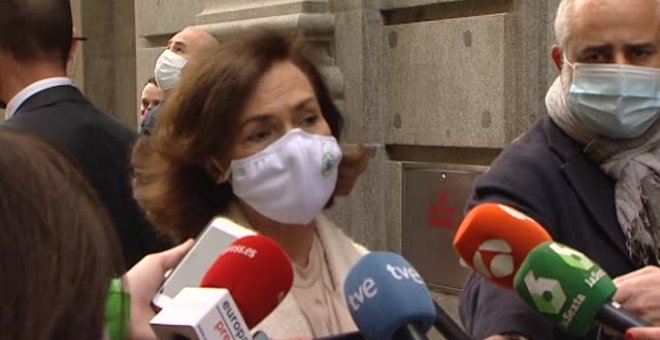 Calvo justifica la cancelación de las manifestaciones de Madrid