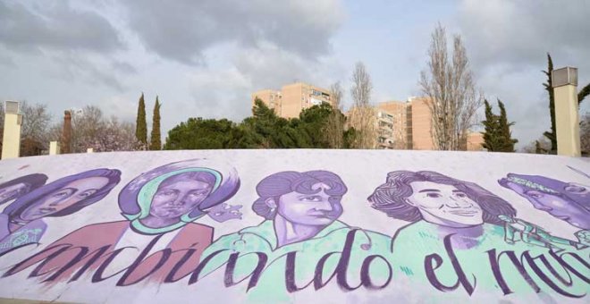 "Mujeres cambiando el mundo", nueva pintura mural en el Auditorio Manuel Azaña