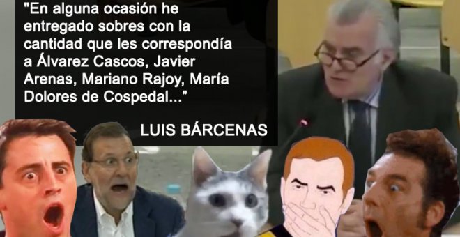 "Bárcenas ha dicho al juez que el tal M. Rajoy era... siéntate si estás de pie... Mariano Rajoy"
