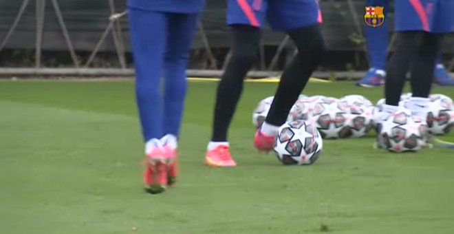 Primer entrenamiento de la segunda era Laporta