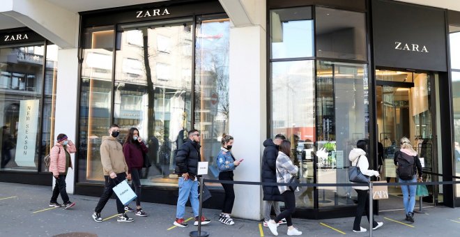 El cierre de tiendas por la pandemia hunde el beneficio de Inditex un 70% en 2020