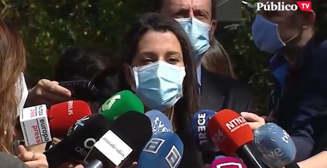 Inés Arrimadas se pronuncia sobre el adelanto electoral en Madrid y la moción de censura en Murcia