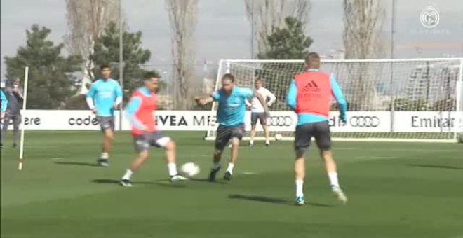 El Real Madrid prepara su próximo partido liguero