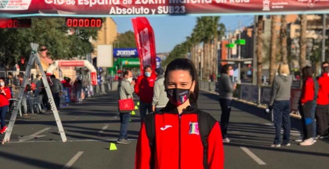 Ángela Ruiz, entre las diez primeras en el Campeonato de España de 20 kilómetros marcha