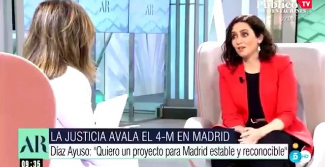 Ayuso, a Ana Rosa: "Si te llaman fascista estás en el lado bueno de la historia"