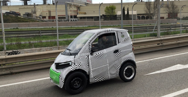 Este es el nuevo coche eléctrico de Silence, cazado de pruebas por Barcelona