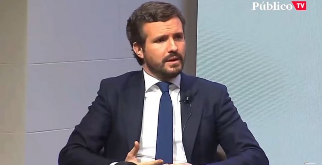 Pablo Casado, sobre Pablo Iglesias: "Quiere un proyecto comunista en la Comunidad de Madrid"