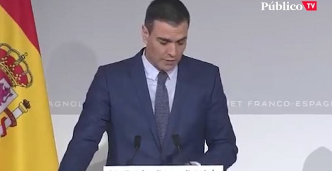 Pedro Sánchez, sobre Pablo Iglesias: "Le he deseado suerte, un poco menos que a Gabilondo"