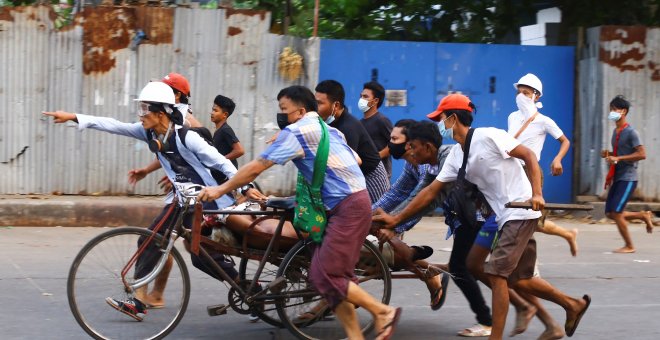 Al menos 38 muertos en las movilizaciones del domingo contra el golpe de Estado en Myanmar