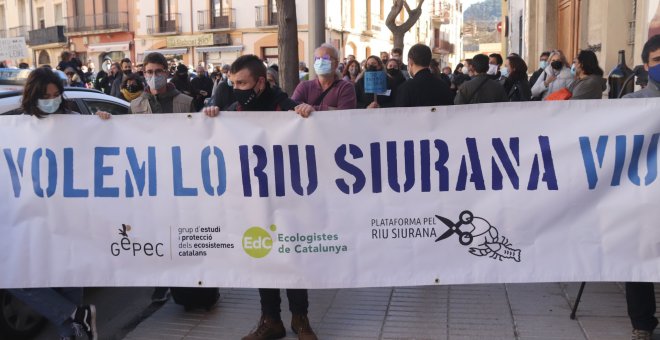 El Priorat es mobilitza contra "l'espoli" d'aigua del riu Siurana