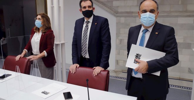Los tres diputados expulsados de Vox en Murcia votarán en contra de la moción de censura