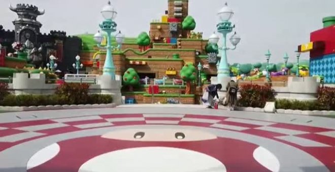 El parque Super Nintendo World abre sus puertas a los primeros visitantes