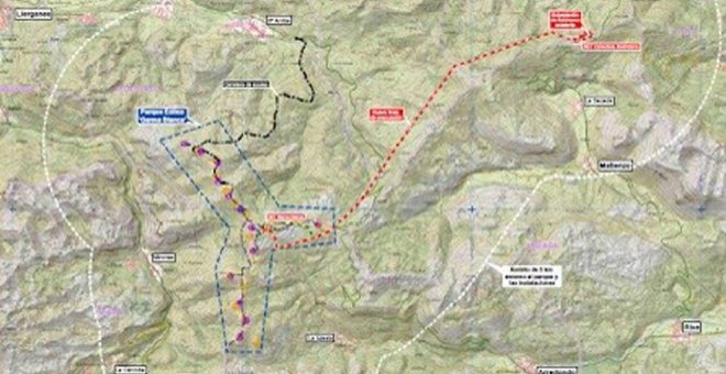 La Plataforma en Defensa del Sur de Cantabria exige la nulidad del parque eólico Garma Blanca