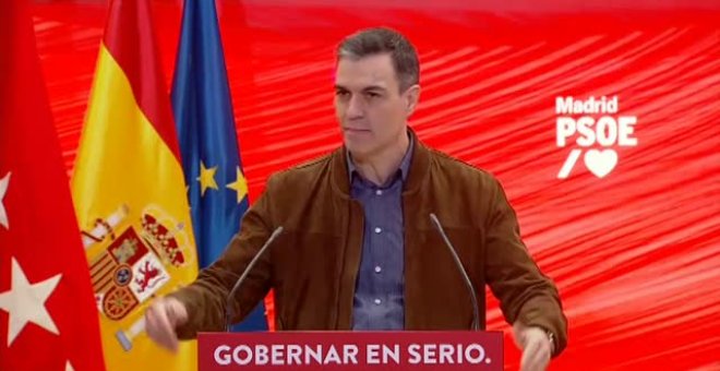 Sánchez acusa a Ayuso de tapar con "fuegos artificiales" su "cero" en gestión en Madrid