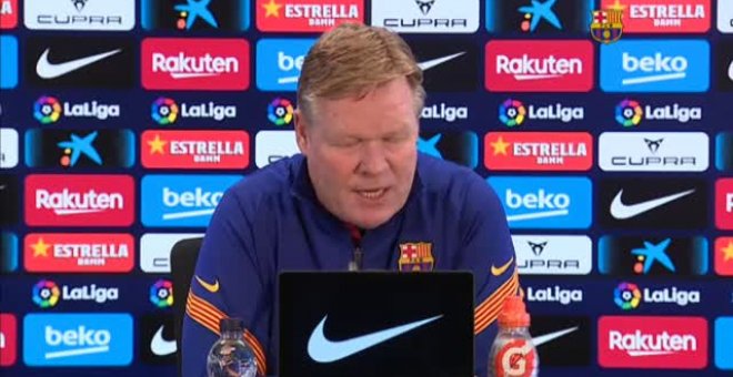 Koeman: "No me gusta hablar de doblete, esto cambia rapidísimo"