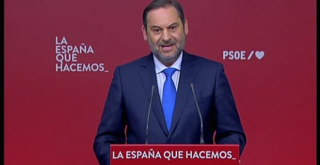 Ábalos pide a Ciudadanos que rompa todos sus pactos con el PP "por dignidad"