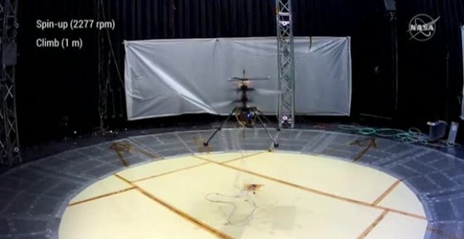 El Ingeunity será el primer helicóptero en sobrevolar Marte