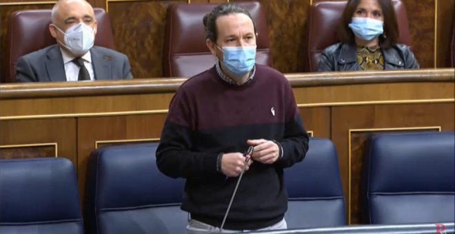 Dura: así ha sido la última sesión de control de Pablo Iglesias en el Congreso