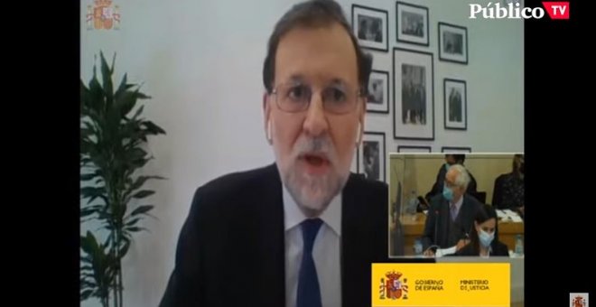 Mariano Rajoy declara en el juicio por la 'caja B' del PP:  "No ha habido 'caja B' del PP y yo no he triturado lo que nunca tuve en mis manos"