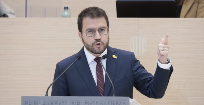 Aragonès en el discurs d'investidura: "Cal una nova Generalitat republicana que obri una nova etapa al país"