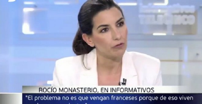 Rocío Monasterio se hace la sueca en Telecinco ante el zasca de Pedro Piqueras
