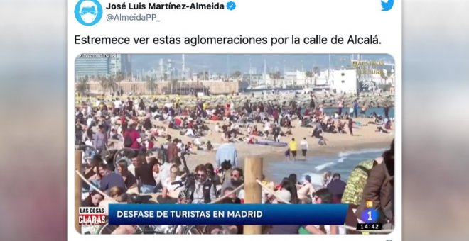 El programa 'Las Cosas Claras' de TVE explica la imagen con la que han ironizado Almeida y Ayuso