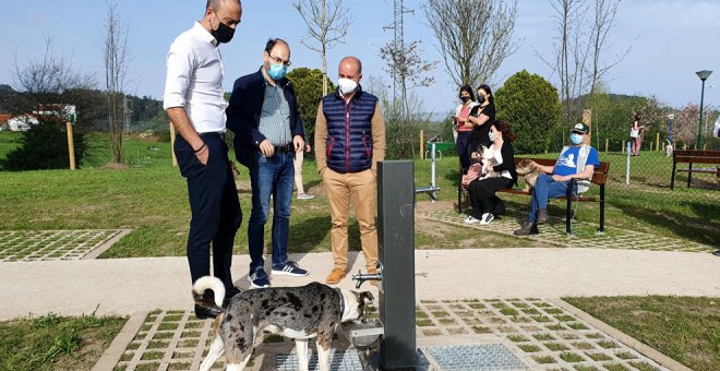 Torrelavega ya tiene su primer parque canino ubicado en la Nueva Ciudad