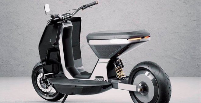 Este scooter eléctrico aprovecha los componentes clave para minimizar su diseño y reducir el peso