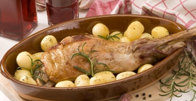 Pato confinado - Receta de paletilla de cordero al horno