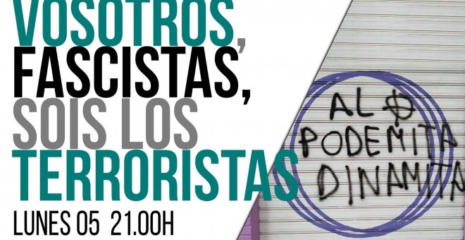 Juan Carlos Monedero: vosotros, fascistas, sois los terroristas - En la Frontera, 5 de abril de 2021