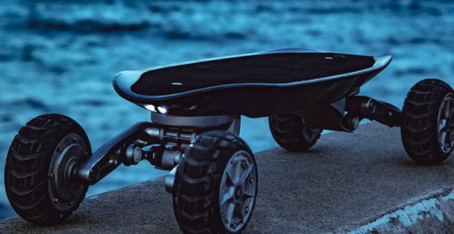 Behemoth: una e-board con dos motores eléctricos que por especificaciones se equipara a un ciclomotor