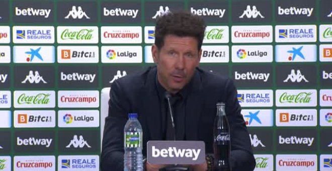 Simeone: "Me encanta este momento de resistencia"