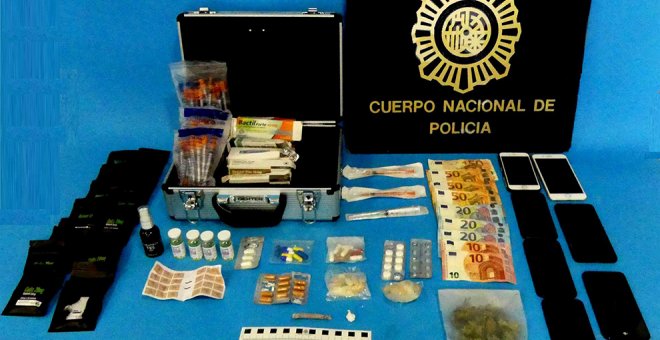 Detenido en Torrelavega por llevar en su coche cocaína, marihuana y medicamentos