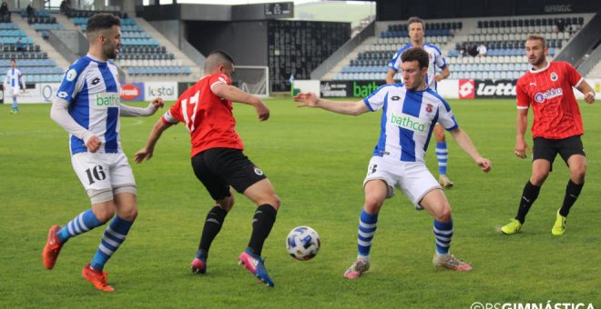 La Gimnástica cae ante el Rayo Cantabria