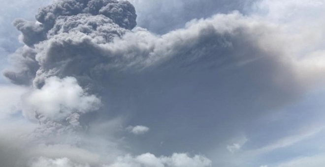 Las cenizas del volcán de San Vicente llegarán a España a partir del miércoles