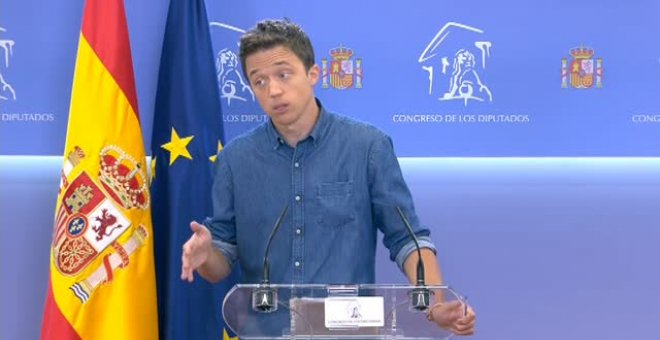 Errejón exige a Sánchez que mañana presente una alternativa al estado de alarma