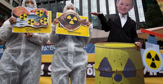 Japón decide verter al Pacífico el agua contaminada de la central nuclear de Fukushima