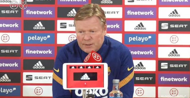 Koeman: "Nunca pienso en mi futuro si gano o pierdo"