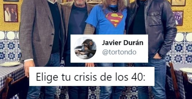 "Elige tu crisis de los 40": cachondeo por una foto de Casillas, David Summers, Chema Alonso y Christian Gálvez