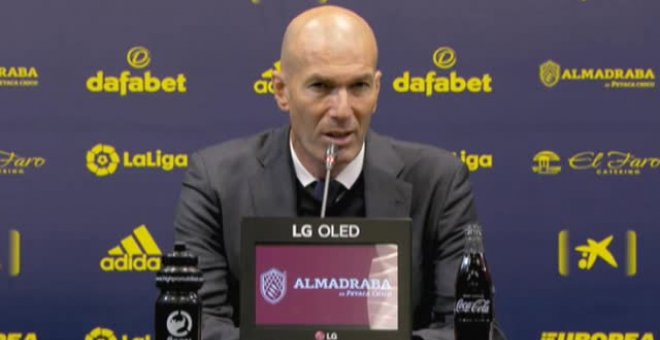 Zidane: "Son tres puntos importantes, pero falta mucho todavía"