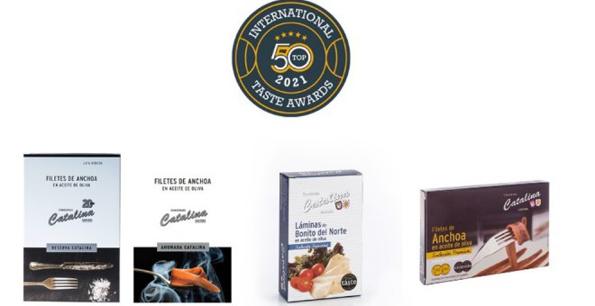 Las anchoas 'Reserva Catalina', 'Ahumada' y las láminas de bonito, oro en los premios ITA