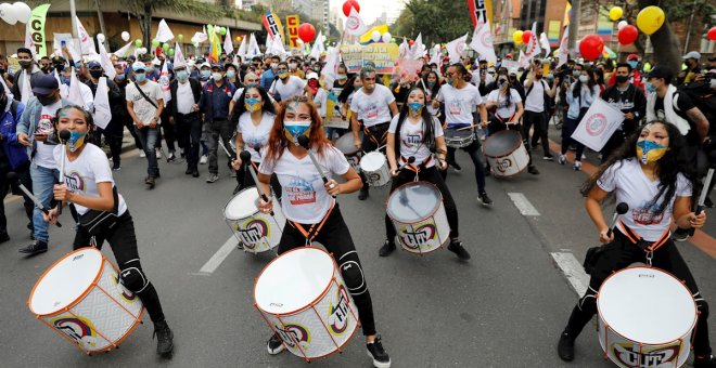 Las manifestaciones en Colombia contra la reforma tributaria, en imágenes