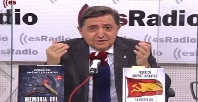 "Losantos con un micrófono delante también es violencia": indignación en las redes por la última 'machirulada' del locutor